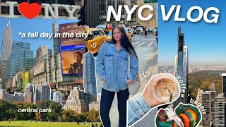 NEW YORK VLOG exploring nyc good food perfect fall day [upl. by Hgielrak]