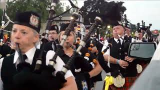 2024 08 24 Kincardine Massed Bands Parade [upl. by Eceinhoj598]