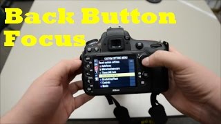 Back Button Focus Tutorial D610 [upl. by Sirromal]