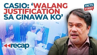 PAOCC director Winston Casio nagsorry dahil sa pananampal [upl. by Igor]