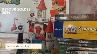 RETOUR SOLDES 2024  Jeuxvidéos à gogo… FNAC  Cultura  Carrefour 🏷️👾🎮 [upl. by Leandre942]