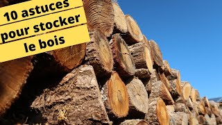 😀🔥10 ASTUCES POUR LE STOCKAGE DU BOIS😀🔥 [upl. by Aliuqehs902]