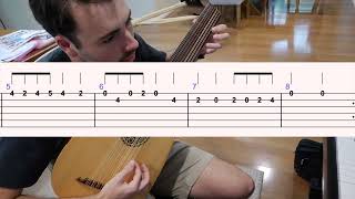 Kemps Jig  Lute tutorial [upl. by Kahl544]