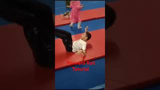 Forward roll for beginners How to learn forward rollyoutube shorts [upl. by Gnart]