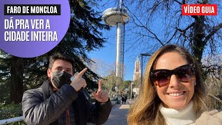 A MELHOR VISTA DE MADRID  Faro de Moncloa  Ponto Turístico em Madrid [upl. by Enelez]