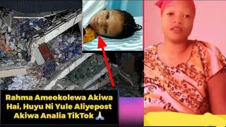 RAHMA AMEOKOLEWA AKIWA HAI HUYU NI YULE ALIYE POST AKIWA ANALIA KWENYE KIFUSI GHOROFA KARIAKOO [upl. by Lesirg768]