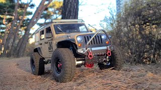 classic metal crawler scx10 clone [upl. by Brade]