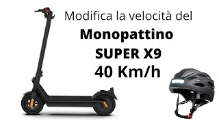 Come modificare la velocità del Monopattino Super X9 [upl. by Felske]