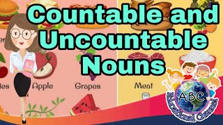 Countable and Uncountable Nouns English Grammar Educational ChannelESL [upl. by Dot]