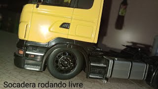 COMO REBAIXEI O MINI SCANIA DA WELLY rodando livre João calbo leia a descrição [upl. by Earlie670]