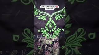 Flower Embroidery Design embroideryembroideryblousefashionblouseembroideryblousedesigns [upl. by Osrit]