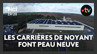 Les Carrières de pierre de Noyant investissent dans des installations modernes [upl. by Ainatnas]