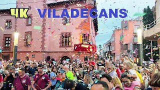 Festa Major Viladecans  PREGÓN Y ESPAVILADA 2024 Barcelona Spain 4K [upl. by Hilel304]