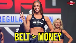 Dakota Ditcheva on Focused on Belt Not Prize Money Ahead of Season Opener  PFL Regular Season [upl. by Ahsitahs192]