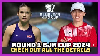 Swiatek and Raducanu Shine at the Billie Jean King Cup [upl. by Zulema674]