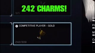 SHOWING 240 CHARMS GO4 CHARM ELITE SET CHARMS DIAMOND CHARMS AND MORE  Rainbow Six Siege [upl. by Eillod486]