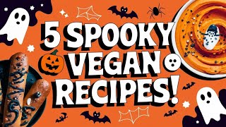 5 Vegan Halloween Recipes Everyone Will Love🎃👻 [upl. by Ecirtael]