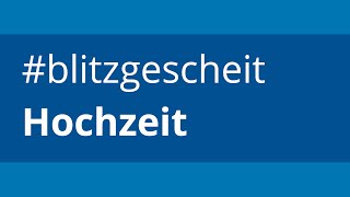 Hochzeit – kann ich das von der Steuer absetzen blitzgescheit [upl. by Mya]