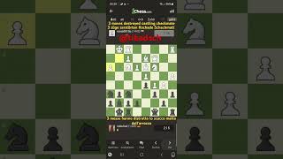 3 moves destroyed castling checkmate Bundesliga Schach Chesscom 13 November 2024 [upl. by Cung326]