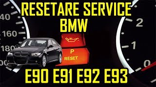 Resetare Interval Service BMW E90 E91 E92 E93 E60 E61 E87 [upl. by Nyltiak620]