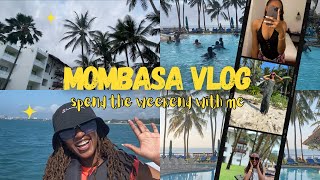 MOMBASA VLOG  BAMBURI BEACH MAISHA NA MUSYOKI [upl. by Ramalahs]