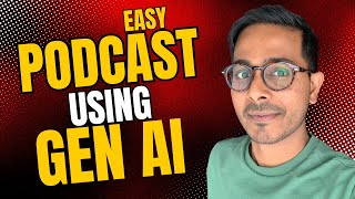 Creating Podcast in 5 mins  NotebookLM Google  Generative AI [upl. by Anisah]