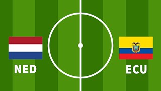 WK 2022 voorspelling Nederland  Ecuador in FIFA 23 [upl. by Occor15]