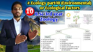 Ecological Factors  Environmental Factors Biotic and Abiotic Factors Ecology part10 [upl. by Waltner]