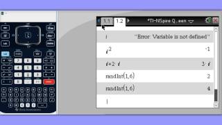 TINSpire Quick Tip 41  Random Numbers amp Seeding the Calculator [upl. by Idet]