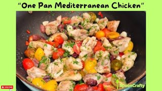 Best mediterranean diet chicken recipe in 20 minutes for beginners Easy healthy recipe [upl. by Naujad740]