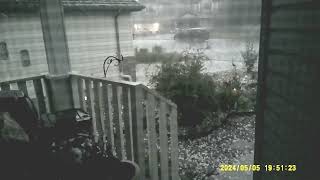 Calgary Hail Storm 2024 Civic Holiday 5 August [upl. by Ttelrats]