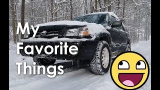 Modded Subaru Forester In Snow  My Favorite Things  350 WHP Forester XT Turbo  SaveTheManuals [upl. by Leidag]