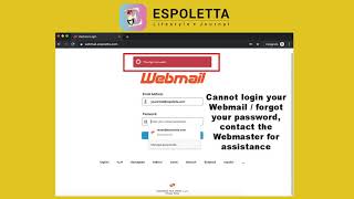 Webmail Forgot password [upl. by Kakalina]