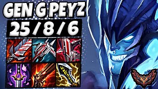 Draven vs Ezreal ADC  Gen G Peyz  Patch 1415 Korea Grandmaster ✅ [upl. by Caye]