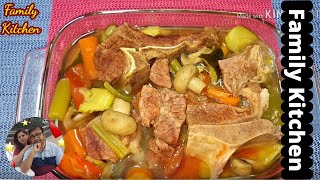 How To Make Brodo di Carne\\Beef Broth by Family Kitchen [upl. by Nycila]