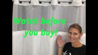 Hookless Shower Curtain Review [upl. by Prissie616]