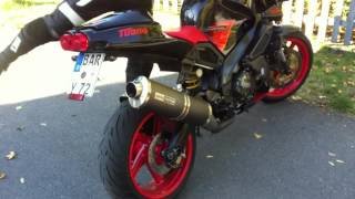 Aprilia RSV Tuono RP smaltmoto Endtopf [upl. by Aneeuq]