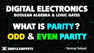 What is Parity in Digital Electronics with Example and Types [upl. by Chipman]