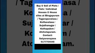 Buy amp Sell of Plots  Flats  Individual Houses amp House sites in amp Around Vizag [upl. by Chasse]