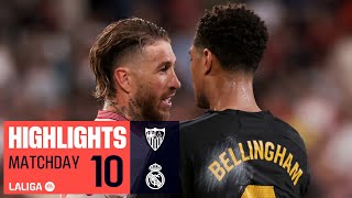 Resumen de Sevilla FC vs Real Madrid 11 [upl. by Ailsa]