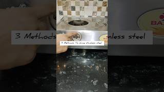 3 Hacks To make stainless steel Shine ✨ [upl. by Etirugram]