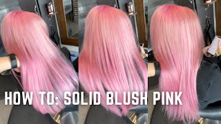 Pastel Pink Hair tutorial  full appointment [upl. by Ransome]