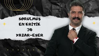 Sorulmuş EN KRİTİK 30 YazarEser  Rüştü Hoca [upl. by Lucian774]