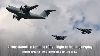 German Air Force A400M and Tornados ECRIDS  Royal International Air Tattoo 2023 [upl. by Pellegrini]