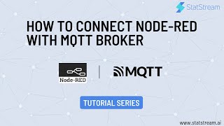 How to connect NODE RED with MQTT broker [upl. by Eanal]