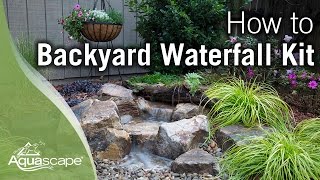 How To Build a Backyard Waterfall [upl. by Enoob355]