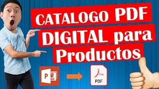 Como hacer un CATALOGO DIGITAL en PDF gratis 💰 [upl. by Cart]