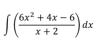 Integral of 6x2  4x – 6x  2 [upl. by Rednirah706]