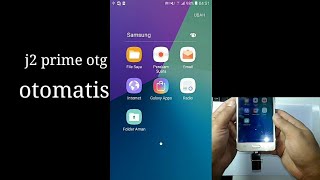 Samsung Galaxy j2 Prime test OTG  Support OTG otomatis [upl. by Lebatsirhc406]