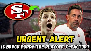 🚨 EXCLUSIVE 49ERS UPDATE SHOULD FANS WORRY ABOUT BROCK PURDY IN THE PLAYOFFS 🏈🔥 [upl. by Villada265]